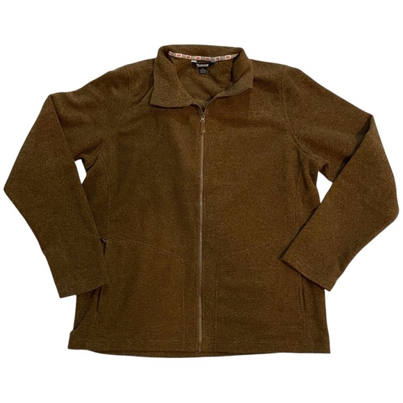 NWOT Sherpa Adventure Gear Brown Zip Up Jacket Brown Recycled Polyester XL Nepal - Picture 1 of 9